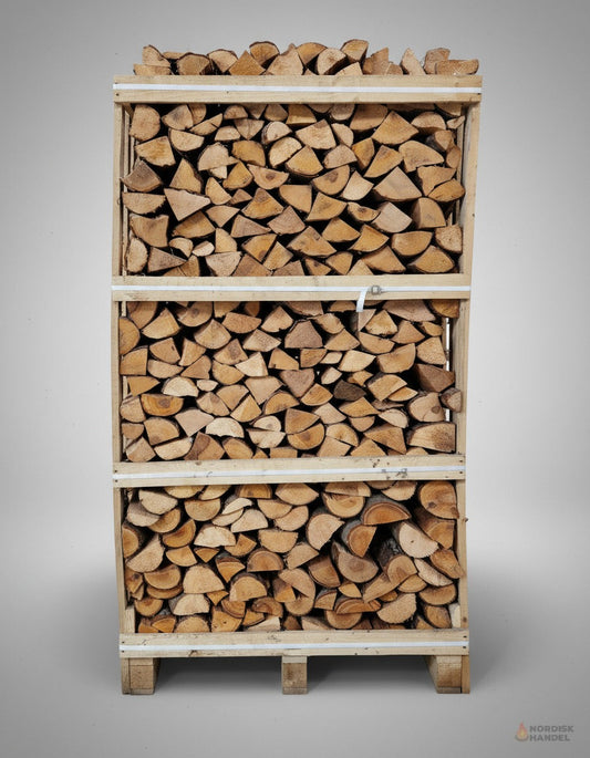 Blandet Ovntørret Løvtræs brænde 1.8m3